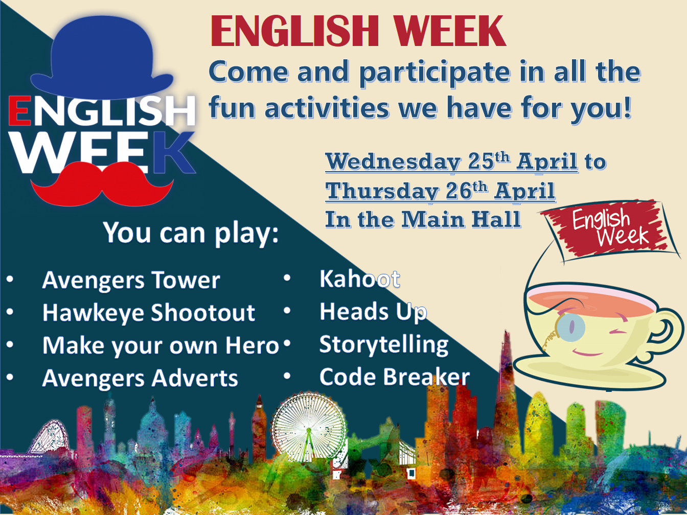 English Week Poster